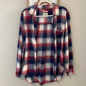 American Eagle Ahh-mazingly soft Boyfriend fit flannel